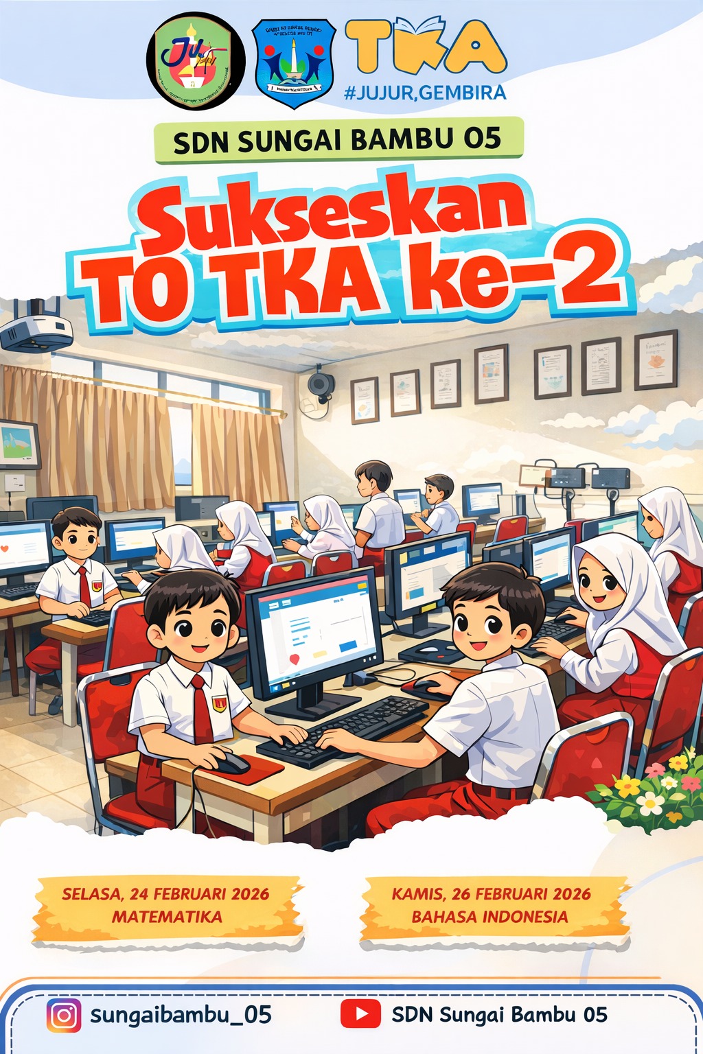 Sukseskan TO TKA II Sudin Jakarta Utara I